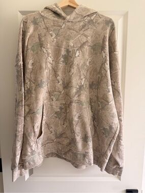 No Boundaries Beige Camouflage Crewneck Hoodie